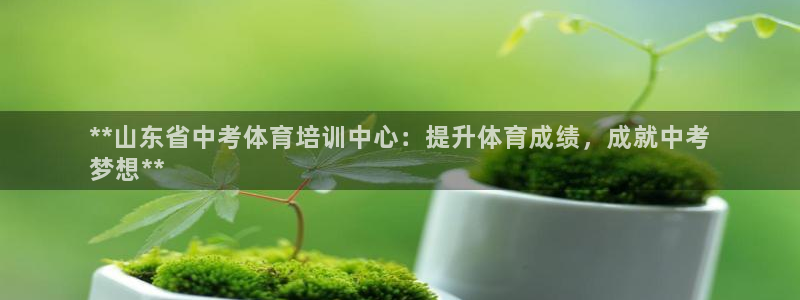 尊龙凯时老板：**山东省中考体育培训中心：提升体育成