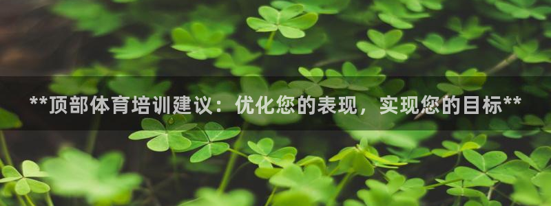 尊龙凯时 - 人生就是搏手机登录：**顶部体育培训建