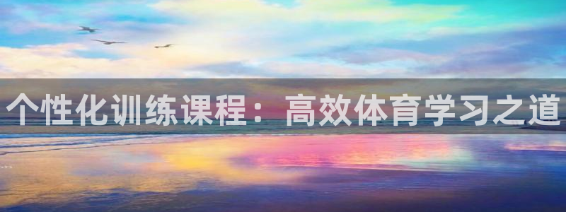 尊龙 am i blue：个性化训练课程：高效体育学